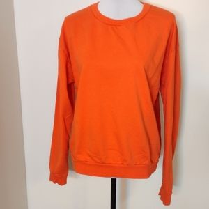 ASOS sweatshirt, pumpkin orange, perfect for fall, size 8